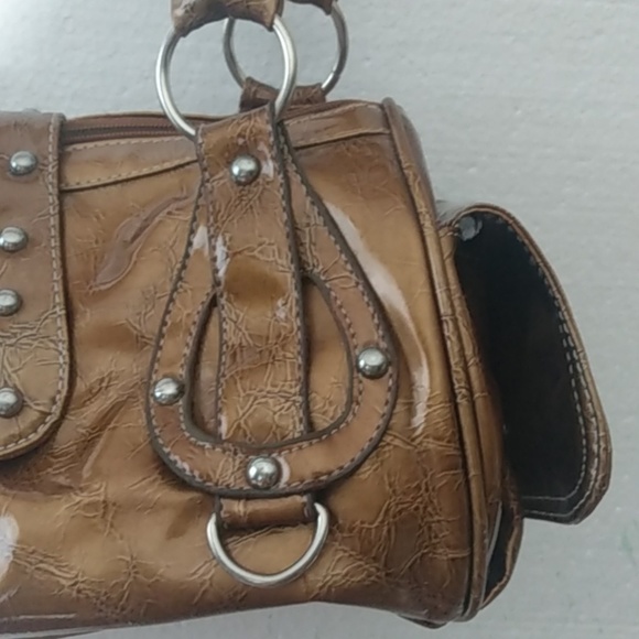 *JINRY* Women's Purse Gold 17"long 7.5 wide 10" strap - Picture 3 of 12